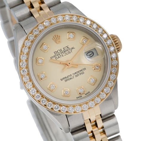 rolex oyster perpetual ladies diamond bezel|rolex datejust 31 diamond bezel.